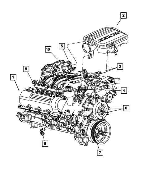 Cylinder Head for 2006 Dodge Durango #1