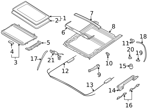 Sunroof for 2002 INFINITI Q45 #2