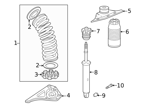 Suspension, Springs & Related Components for 2001 Jaguar XJR #0
