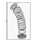 JLM20422 - : Coil Spring for Jaguar: Vanden Plas, XJ8, XJR Image