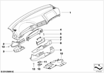 51458159735 - : Instruments Combination Covering for BMW Image