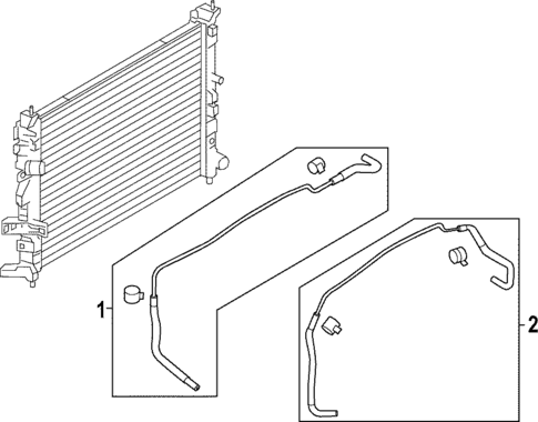 Trans Oil Cooler Lines for 2024 INFINITI QX55 #0