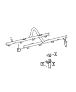 5037480AA - Fuel: Fuel Rail for Mopar Image