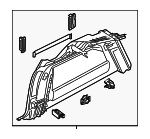 31498359 - : Side Trim Panel for Volvo: XC60 Image