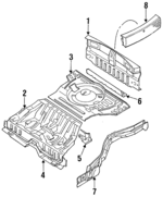 MB907907 - Body: Rear Panel for Dodge: Stealth Image