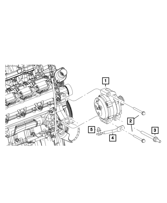 6509490AA - Electrical: Alternator Stud for Mopar Image image