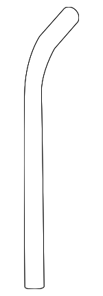 25212RT4007 - : Automatic Transmission Oil Cooler Hose for Acura Image