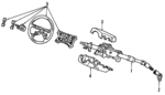 53200SP0A91 - Steering: Steering Column for Acura: Legend Image