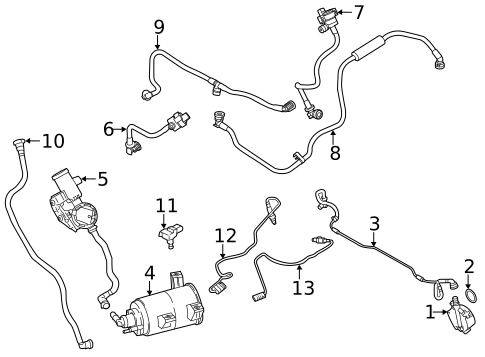 Emission Components for 2022 BMW M5 #1