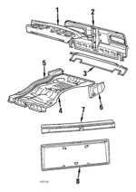 MB251711 - Body: Panel for Mitsubishi: Tredia Image