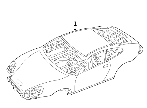 Body Shell for 1999 Porsche 911 #0