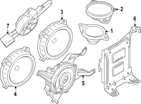 Sound System for 2024 Hyundai Kona Electric #0