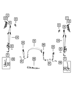 6NH911X7AC - : Front Outer Seat Belt, Left for Mopar Image