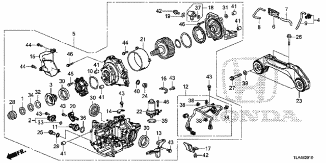 Rear Differential - Mount for 2017 Honda CR-V #0