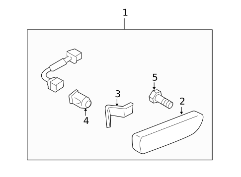 Side Marker Lamps for 2005 Hyundai XG350 #0