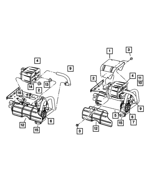 Vacuum Canister for 2005 Dodge Ram 1500 #0
