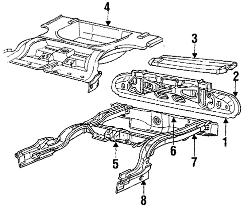 Rear Body for 1993 Chrysler LeBaron #0