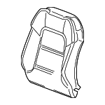 8H0881806AMNRD - : Seat Back Cushion Cover for Audi: A4, A4 Quattro, RS4, S4 Image