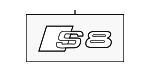 4H08537372ZZ - Accessories: Deck Lid Emblem for Audi Image