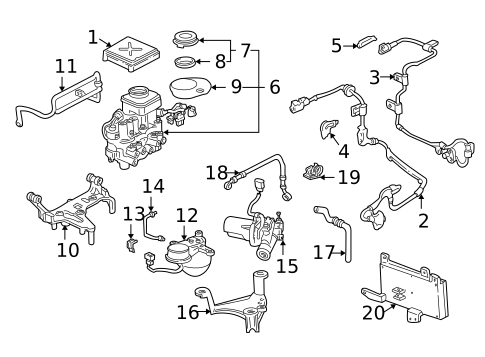 ABS Components for 1994 Acura NSX #0