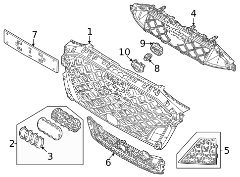 Grille for 2025 Audi RS3 #0