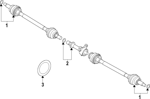 Rear Axle for 2023 Genesis Electrified G80 #0