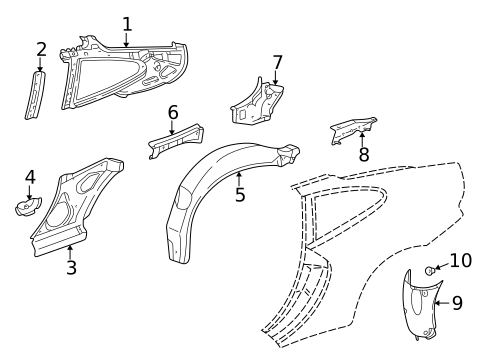 Inner Structure for 2002 Porsche 911 #2