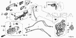 72124TA5A01 - Body/Air Conditioning: CLIP S, CABLE END (NATURAL) for Acura Image