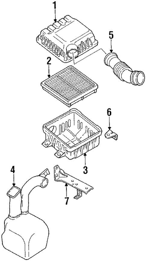 Filters for 1991 Subaru Justy #1