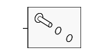 585801D000 - Body: Brake Assembly Pin for Hyundai Image