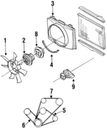 211744523TM - Cooling System: Accessory Drive Belt for Nissan Image