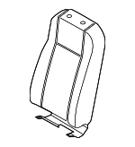 LK4Z9966600CS - Body: Seat Back Cover for Ford: Transit-150, Transit-250, Transit-350, Transit-350 HD Image