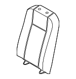 LK4Z9966600CQ - Body: Seat Back Cover for Ford: Transit-150, Transit-250, Transit-350, Transit-350 HD Image