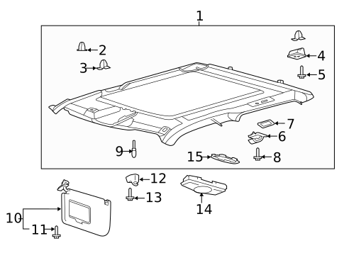 Interior Trim - Cab for 2019 Ford F-450 Super Duty #2