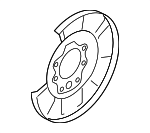 44030WL001 - Brakes: Splash Shield for Nissan: Murano, Pathfinder, Quest Image