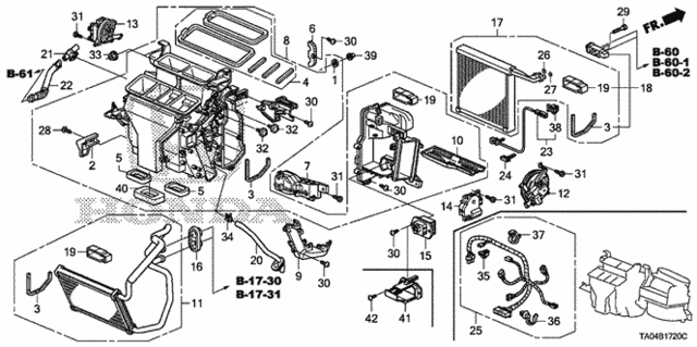 Heater Unit for 2008 Honda Accord #0