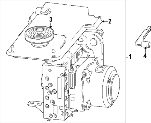 Master Cylinder - Components On Dash Panel for 2025 Ram 1500 #0