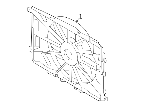 Cooling Fan for 2018 INFINITI QX30 #0