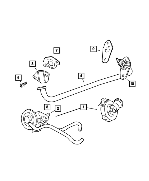 EGR System for 2007 Chrysler Town & Country #0