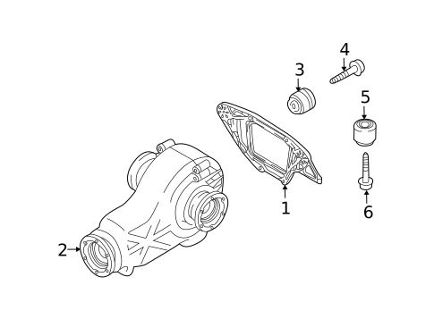 Axle & Differential for 2012 Audi S4 #0