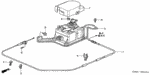 17926SM4941 - Chassis: CLIP, THROTTLE WIRE (BLACK) for Acura Image