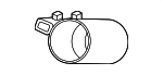 18307793766 - Exhaust: Converter &amp; Pipe Clamp for BMW Image