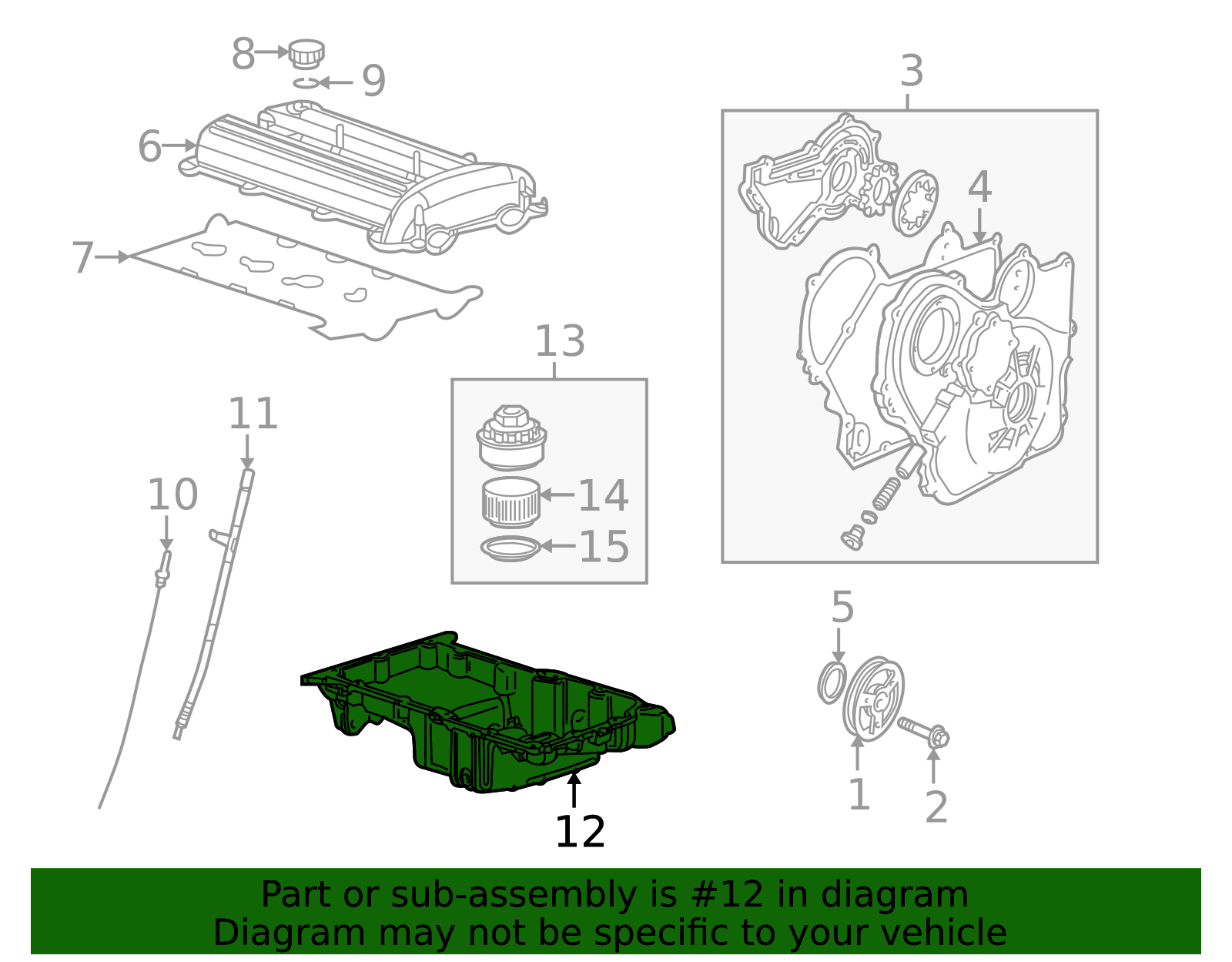 2000-2005 Saturn Oil Pan 19256218 | OEM Parts Online