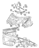 6503992 - Wiper/Lock Cylinder and Keys: Hex Head Screw And Washer for Mopar Image image