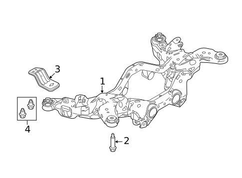 Suspension Mounting for 2012 Ford Flex #1