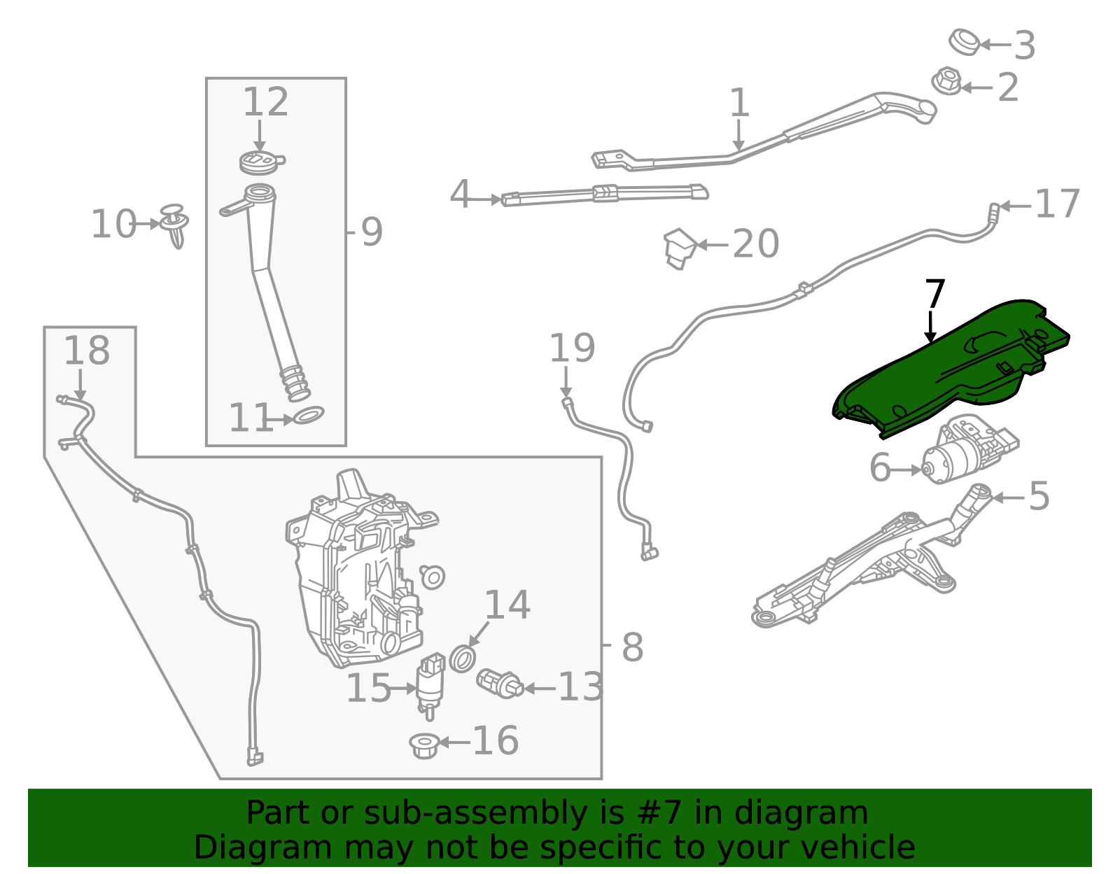 42657449 - High-Quality Windshield Wiper System Module Shield for ...