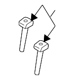 CU5Z96610A16BAB - Body: Headrest Guide for Lincoln: Continental, MKX, MKZ, Nautilus Image