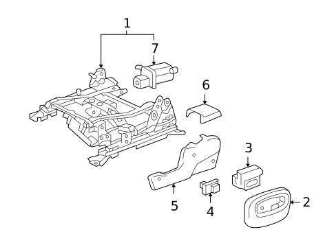 Tracks & Components for 2005 Buick Rainier #1