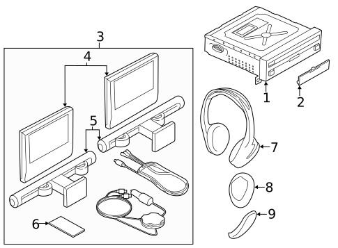 Entertainment System Components for 2014 BMW M5 #0