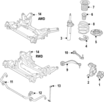 31336794507 - Suspension: Strut Bumper for BMW: 330e xDrive Image